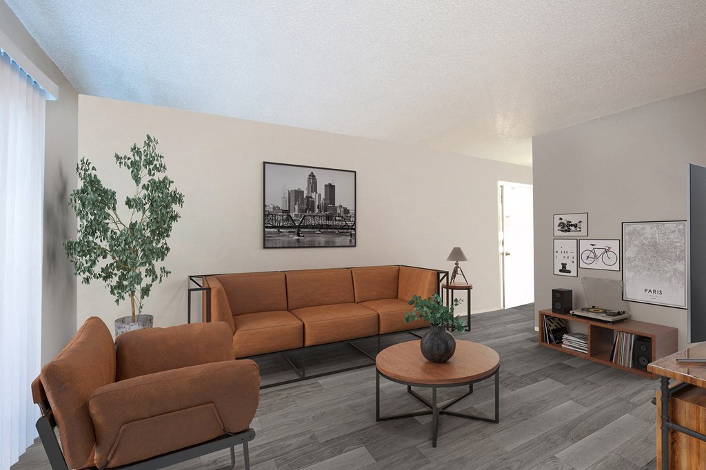 Livingroom at Encanto Lofts Apartments in Albuquerque New Mexico